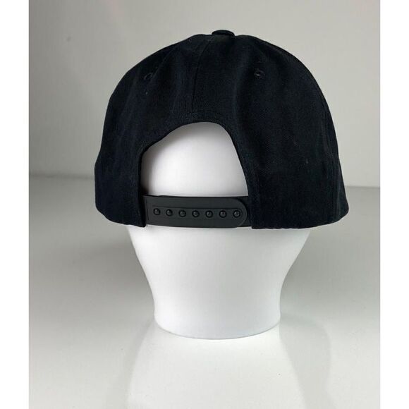 Pit Bull California Republic SnapBack Trucker Hat Black Yellow White Bear Star - Picture 5 of 8